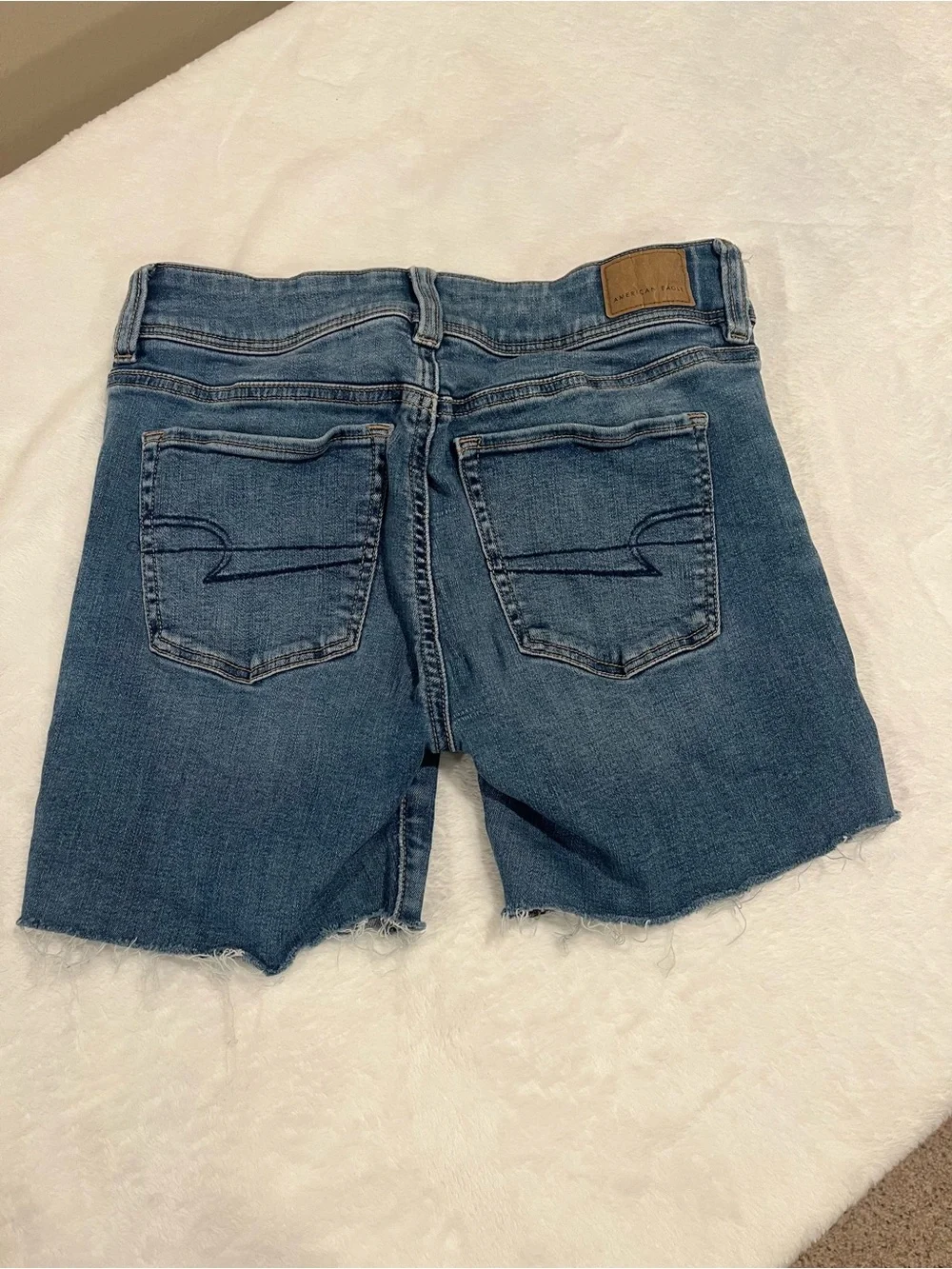 American Eagle Next Level Stretch Denim Shorts - 6 Long